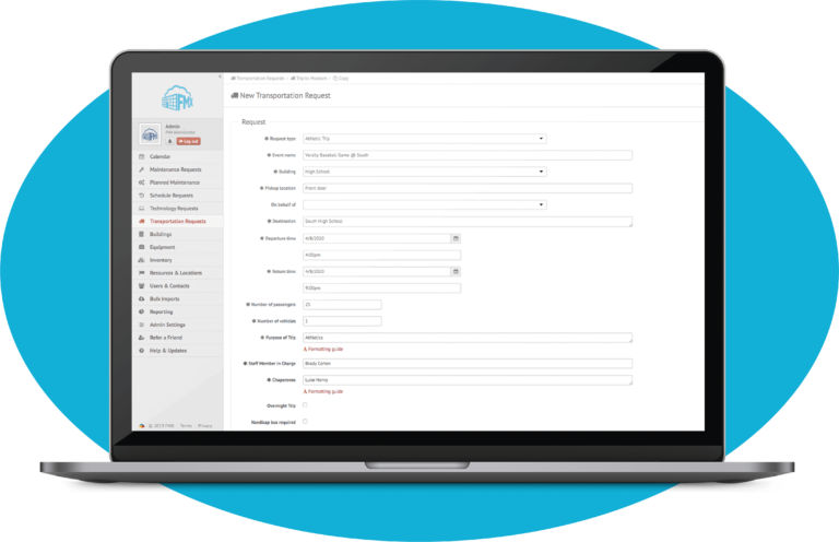 Transportation Scheduling Software for Schools and Churches - FMX